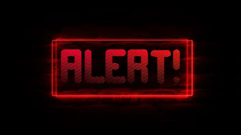 Attention Warning in Motion Stock Footage 246809352