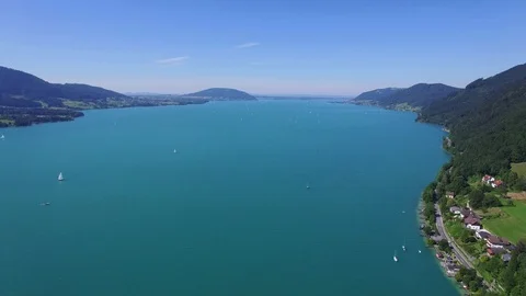 Attersee lake, upper austria Video stock 92796133
