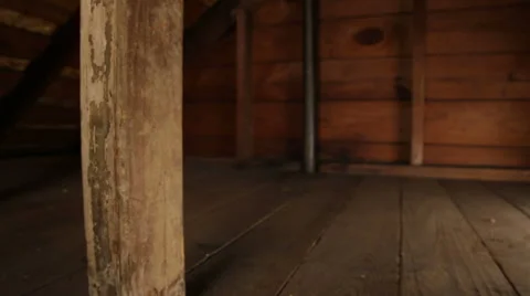 Attic Corner Blur Stock Footage 57750275