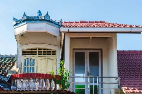 Attic exterior view Stock Photos