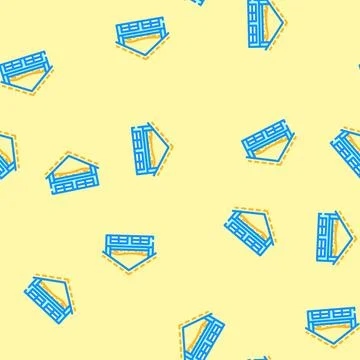 Attic insulation home maintenance vector seamless pattern Stock Illustration
