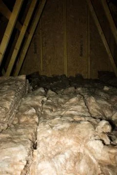 Attic Insulation Stockfoto's