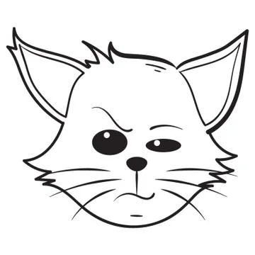 Attitude Cat Stock-Illustration