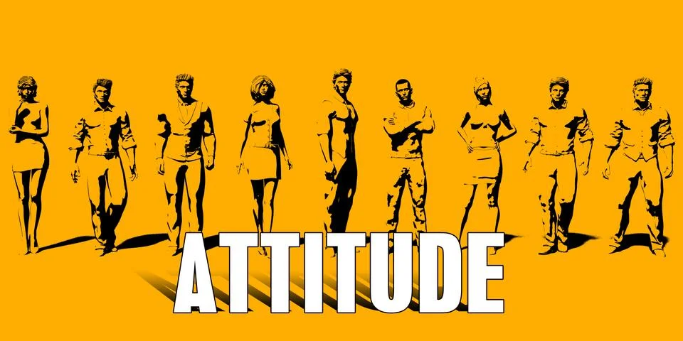 Attitude Concept Stock Illustration
