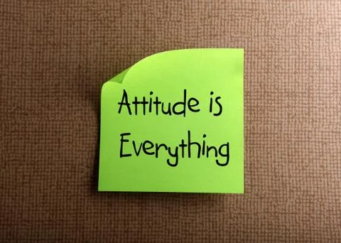 Attitude is everything Stock Illustration
