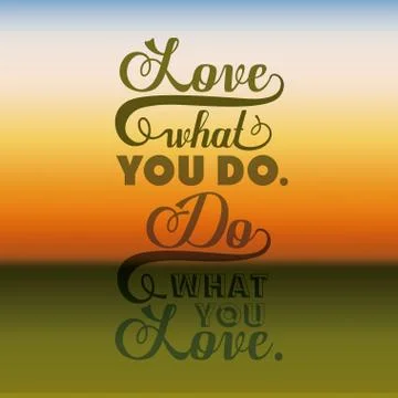 Attitude phrase design Stock Illustration
