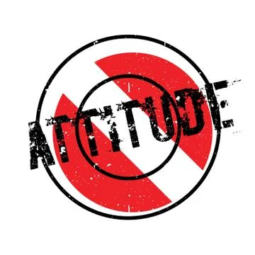 Attitude rubber stamp Stock Illustration
