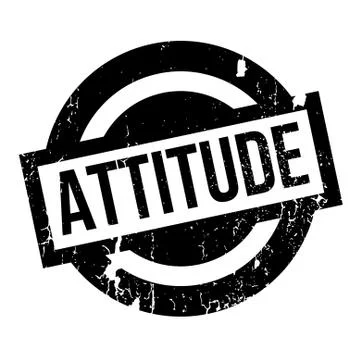 Attitude rubber stamp Stock Illustration