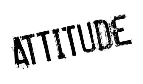 Attitude rubber stamp Stock Illustration