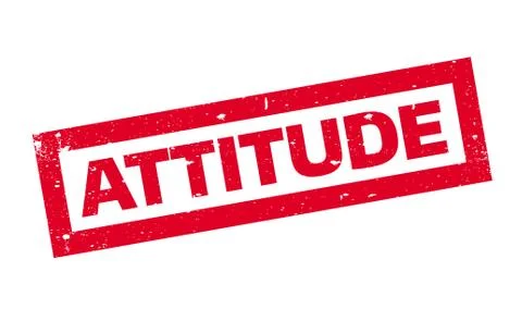 Attitude rubber stamp Stock Illustration