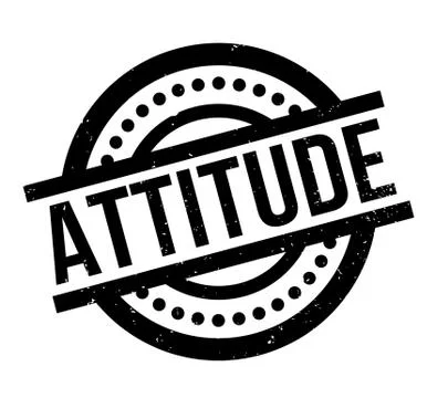 Attitude rubber stamp Stock Illustration