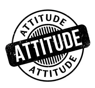 Attitude rubber stamp Stock Illustration