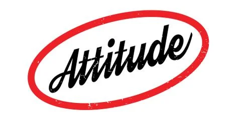 Attitude rubber stamp Stock Illustration
