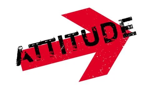 Attitude rubber stamp Stock Illustration