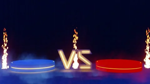 Attle arena video background. VS (versus) Stock Footage 260774645