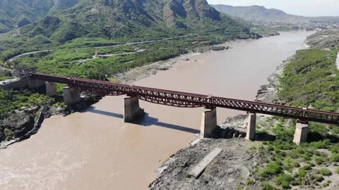 Attock Bridge, Pakistan Stock Footage 317487012
