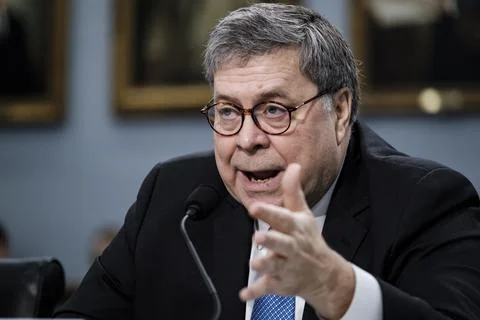 Attorney General William Barr Testifies on Capitol Hill, Washington, USA - 09 Ap Stock Photos