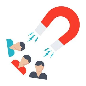 Attracting customers Concept Stock Illustration