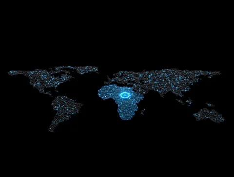 Attracting Network Africa Stock Footage 99965397