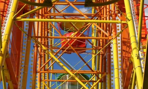 Attraction (Carousel) Ferris wheel Foto stock