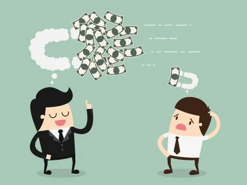 Attraction Illustrazione stock