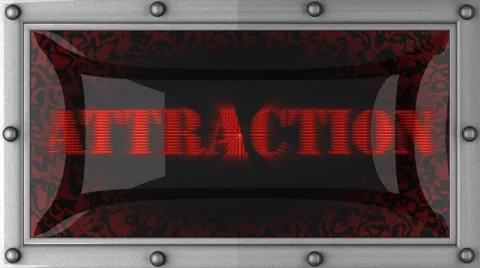 Attraction on led Stock Footage 8665501