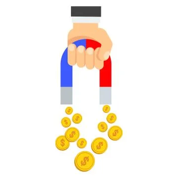 Attraction of money Stock-Illustration