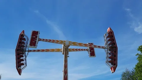 Attraction Sky Flyer Stock Footage 270986330