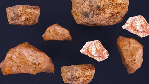 Attraction of stones Illustration