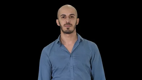 Attractive arab model walking, Alpha Channel Stock Footage 109604515