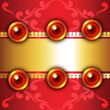 Attractive background of diwali Stock Illustration