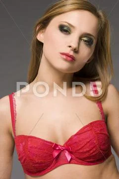 Attractive blonde girl Stock Photos
