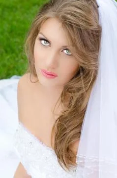 Attractive  bride Stock Photos