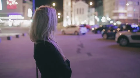 Attractive Business Woman Looks To Camera And Smiles Stock Footage 59190904