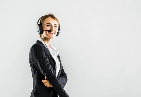 Attractive Callcenter Operator Stock Photos