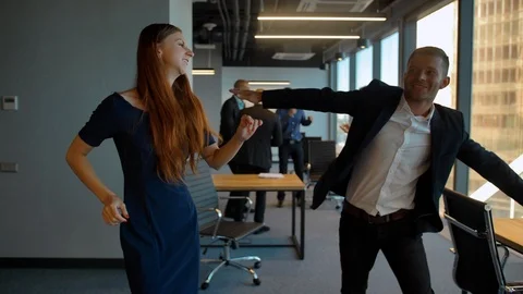 Attractive couple dancing Stock Footage 102528164