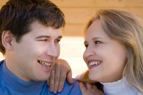 Attractive couple Stockfoto's