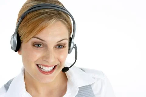 Attractive Customer Services Representative Stock Photos