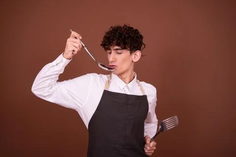 An attractive guy has different emotions. Stock Photos
