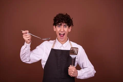 An attractive guy has different emotions. Stock Photos