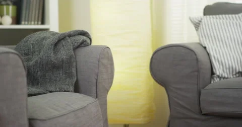 Attractive Hispanic woman using tablet at home Video stock 44496232