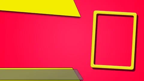 Attractive intro template or thumbnail or business card mockup Illustrazione stock