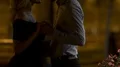Attractive man and woman kissing in street of night city, intimate relationship HD Footage