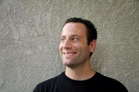 Attractive man looking to the side. Stock Photos