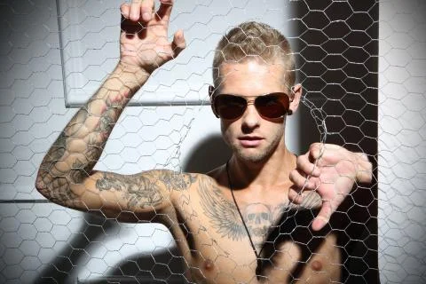 Attractive man  Stock Photos