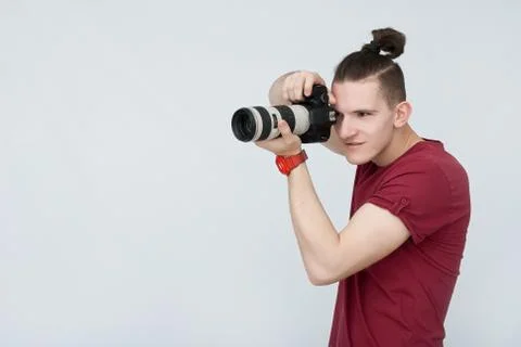 Attractive man in studio Stock Photos
