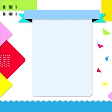 Attractive  poster background design created with geometric abstract .. Stock Illustration