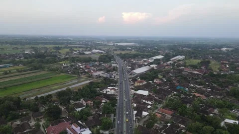 Attractive view from the highway Stock Footage 259932387