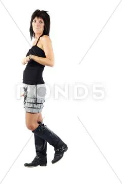 Attractive woman contemplative Stock Photos