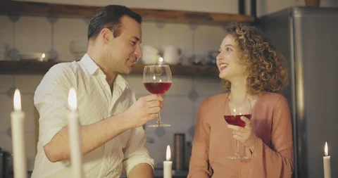Attractive young couple talking Stock Footage 114116602